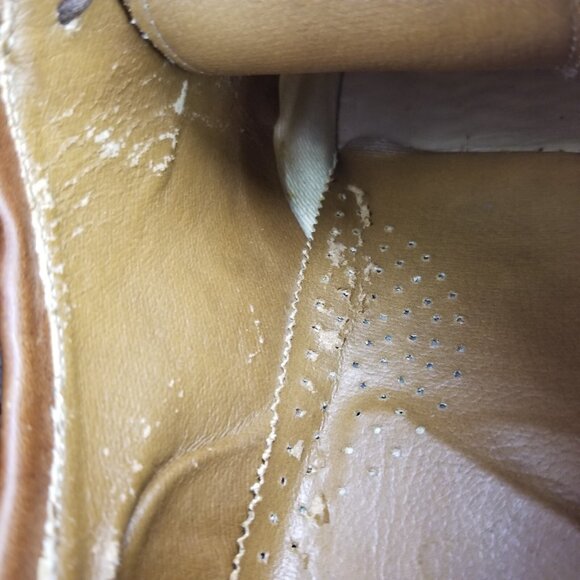 ✅Florsheim Ease Brown Leather Apron-Toe Oxford Business Dress Shoes Men's 9.5M - Picture 4 of 11